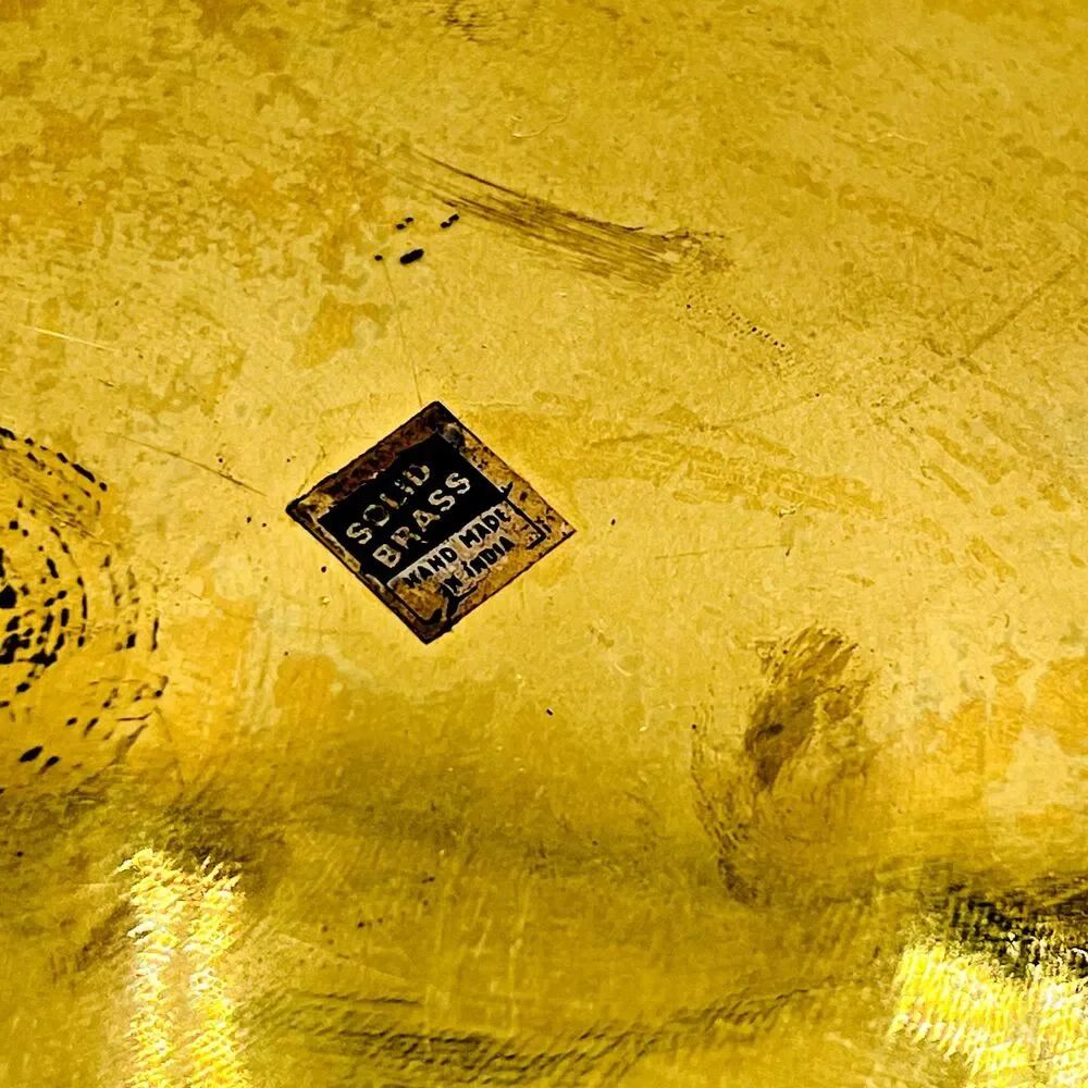 Beautiful MCM Solid Brass 4 Mini 3